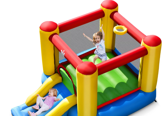 Little Kids Inflatable Jumping Bounce House Without Blower