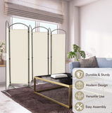 6-Panel- Freestanding Folding Privacy Screen, assembled