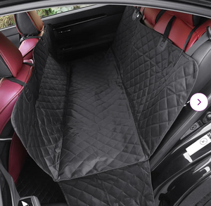 Waterproof Quilted Pet Dog Car Seat Hammock Cover SUV Back Rear Protector