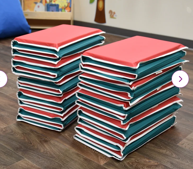 20'' L 1'' - Thick Folding Nap Mat (Set of 10)