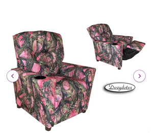 Kids Camo 14`` Recliner