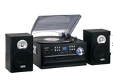 Jensen Shelf Stereo System with Turntable, CD, AM/FM Radio & Cassette Player