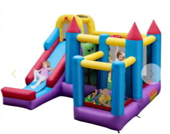 5-in-1 Inflatable Bounce Castle without Blower, SPECIAL