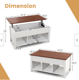 Lift Top Coffee Table, Fully Assembled