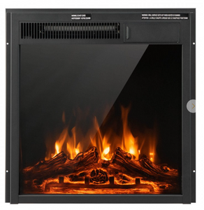 18/22.5 Inch Electric Fireplace Insert with 7-Level Adjustable Flame Brightness with remote