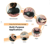 Shiatsu Neck Back Shoulder Massager w/ Heat Deep Tissue 3D-Kneading