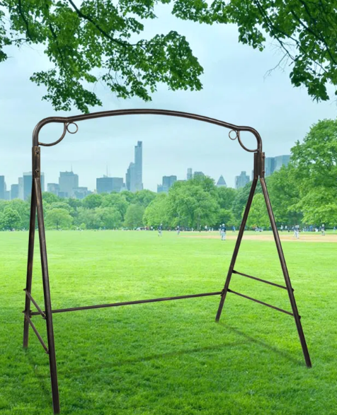 Porch Swing Frame, Gold/Black, Unassembled, no packaging, Special