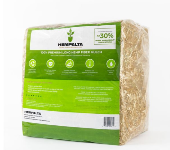 HEMPALTA Hemp Garden Mulch 75L 2.65-cu ft Natural