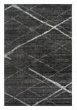 Amiia Abstract Accent Rug, Charcoal/Grey, 4'x6'