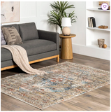 Machado Medallion Area Rug, Beige/Ivory,  8' x 10'3"