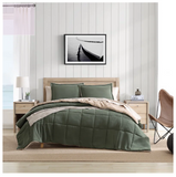 Nautica Beckett Microsuede Green Comforter Set, King