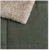 Nautica Beckett Microsuede Green Comforter Set, King