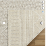 Malini Demita Bohemian Geometric Cream Area Rug, 5'3"x7