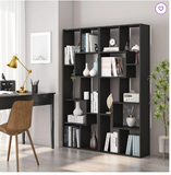 Library Bookcase, Geometric Bookcase, 8-cube Bookshelf 71" H x 35" W (Fully Assembled)