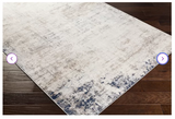 *SPECIAL* - Jemison Abstract Blue Area Rug - Size 7'10" x 10'