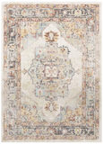 Jamieson Power Loom grey/cream Rug - Rectangle 6'7" x 9'