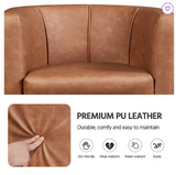 Birkan Faux Leather Armchair