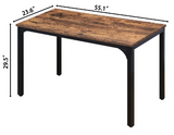 Metal Base Dining Table - Black, slight scratch & dent