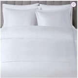 King Size - 500 Thread Count Luxury Collection 100% Cotton Sateen Embroidered Duvet Cover Set