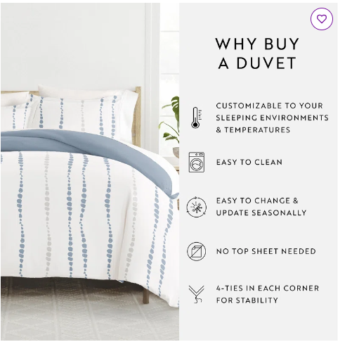 Urban Vibe Pattern Reversible Duvet Cover Set