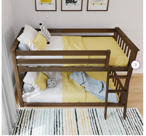 *SPECIAL* - Fairgrove Twin Over Twin Solid Wood Bunk Bed by Lark Manor™ - Twin Size