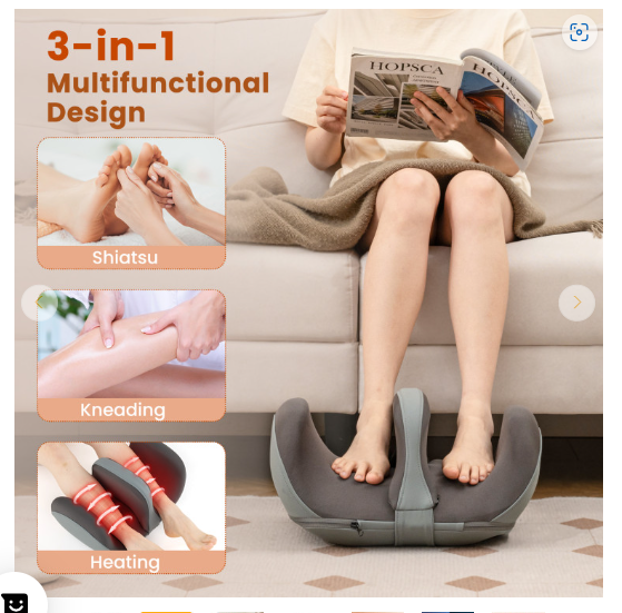 Foot and Calf Massager with Heat