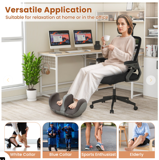 Foot and Calf Massager with Heat