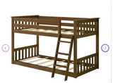 *SPECIAL* - Fairgrove Twin Over Twin Solid Wood Bunk Bed by Lark Manor™ - Twin Size