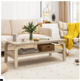 47 Inches Accent Rectangular Coffee Table for Living Room