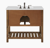 Grigg 37`` Bathroom Vanity, cultured marble