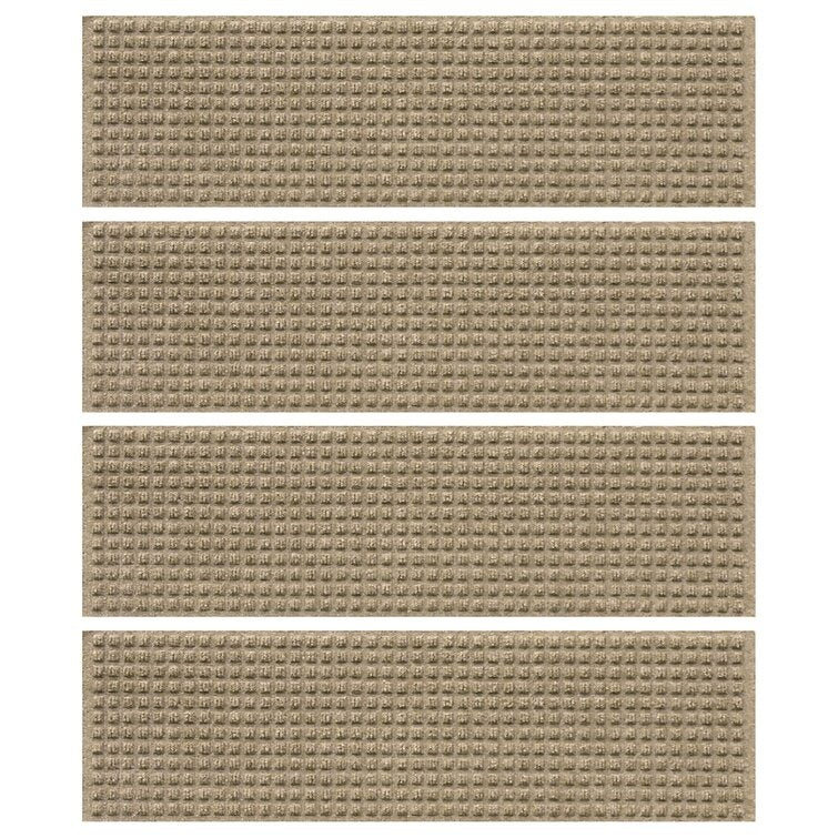 Waterhog Squares Stair Tread (Set of 4) - 8 1/2'' X 30''