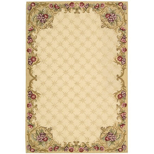 Westin Handmade Hand Hooked Performance Ivory Rug - 7'6 ROUND