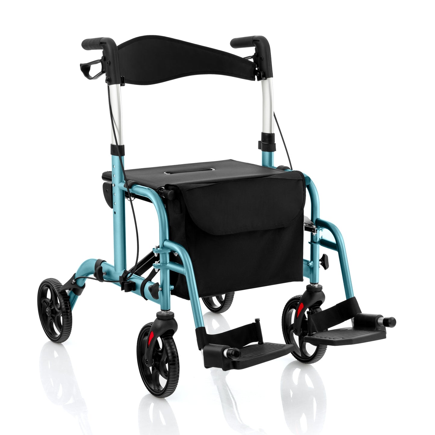 2-in-1 Adjustable Folding Handle  Walker , ASSEMBLED, PLEASE SEE DESC