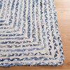 4` x 6` Braided Are Rug by Safavieh, blue / ivory