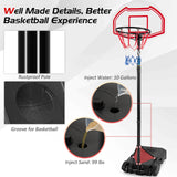 SPECIAL - Height Adjustable Basketball Hoop with 2 Nets and Fillable Base