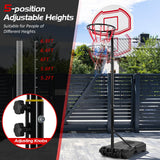 SPECIAL - Height Adjustable Basketball Hoop with 2 Nets and Fillable Base