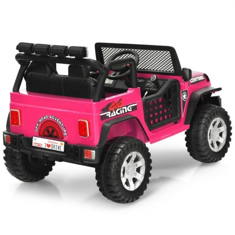 12V Kids Remote Control Electric  Ride On Truck Car with Lights and Music *UNASSEMBLED/IN BOX*