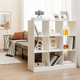 Modern 9-Cube Bookcase with 2 Anti-Tipping Kits for Books Toys Ornaments *SCRATCH & DENT*