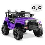 12V Kids Ride On Truck with Remote Control and Headlights- OURS IS BLACK