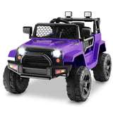 12V Kids Ride On Truck with Remote Control and Headlights- OURS IS BLACK