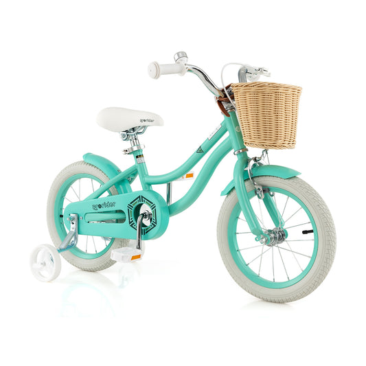 14-Inch Kids Bike with Training Wheels, Special, missing basket, slight marks from shipping, new