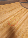 5 x 8 Feet Bamboo Floor Mat with Anti-Slip Backing for Living Room Bedroom - Scratch and Dent