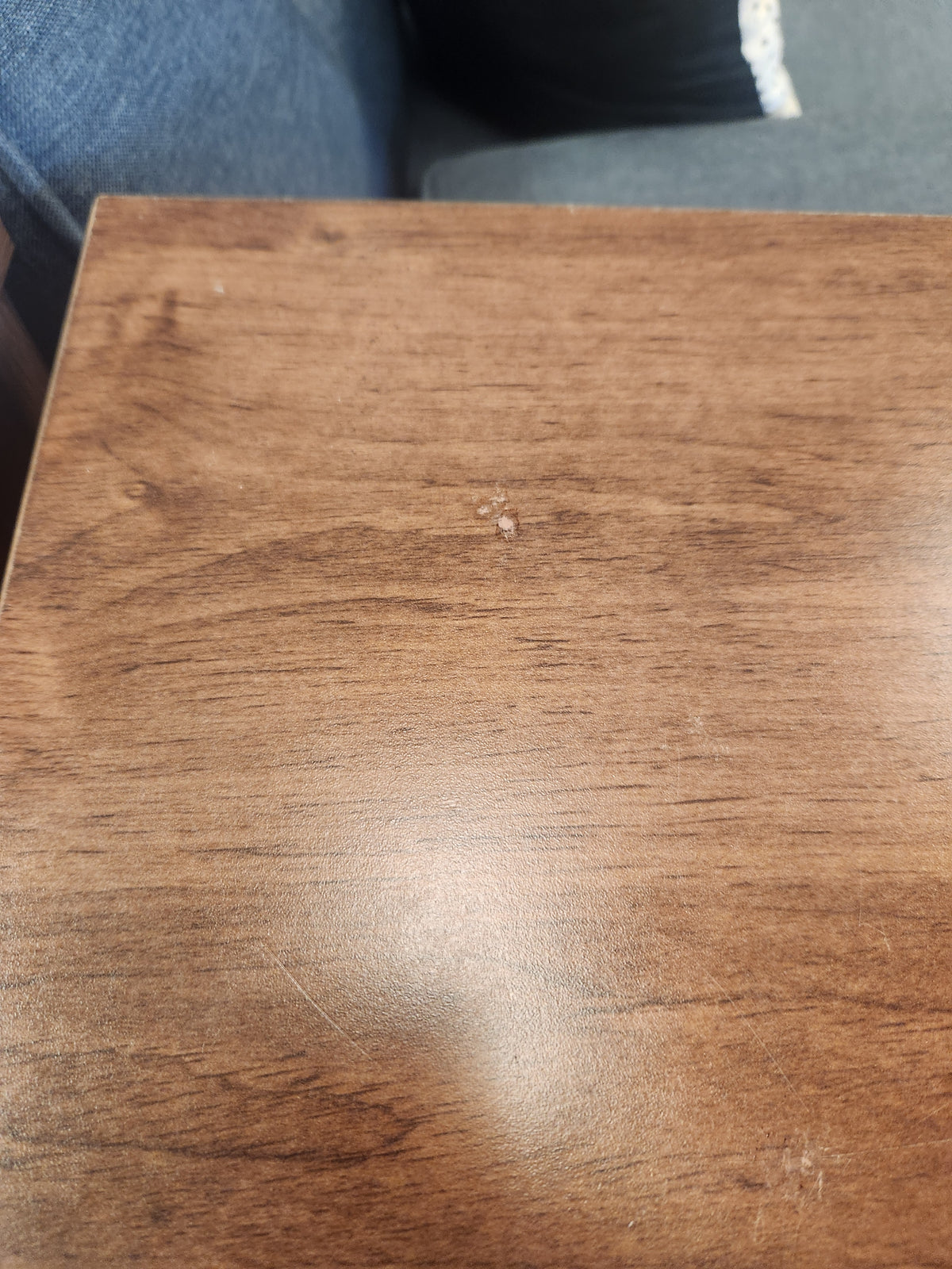Set of 2 Nightstand with Storage Shelf and Pull Handle