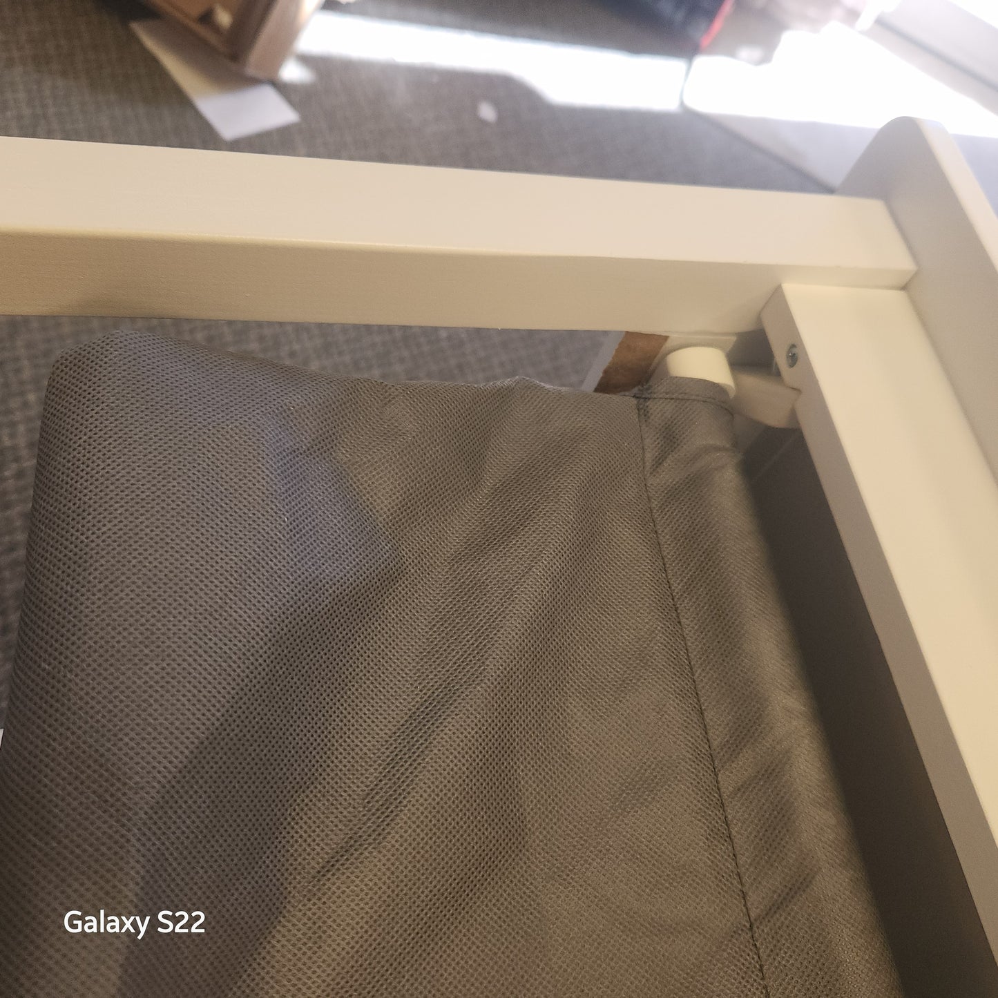 2-in-1 Kids Double-sided Activity Building Block Table with Drawers-White (Shipping Damage)