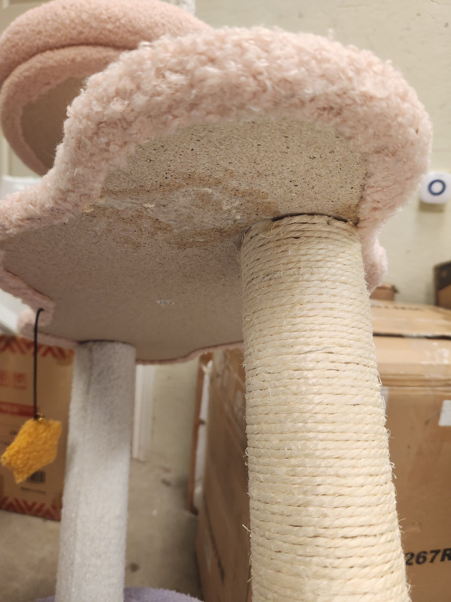Multi-level Cat Tower with Sisal Covered Scratching Posts -S (Scratch and Dent)