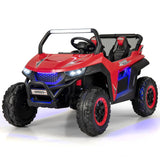 12V 2-Seater Kids Ride on UTV with Slow Start Function ,remote *CUSTOMER RETURN* no engine sounds