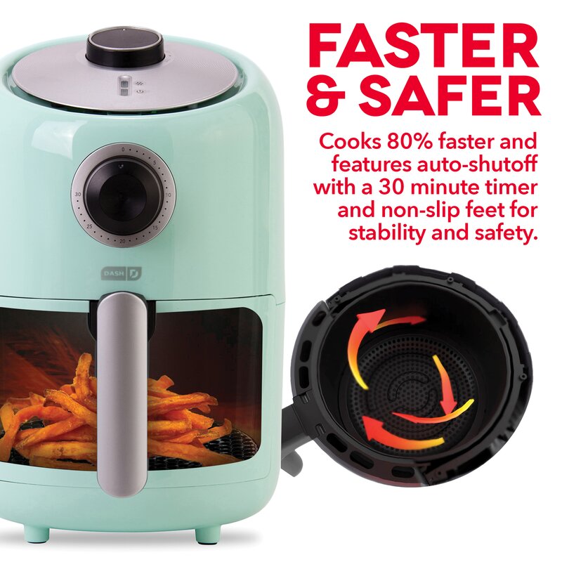 DASH 2-QUART AIRFRYER - AQUA