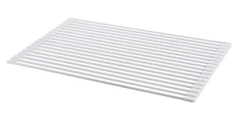 Curtis Stone Roll-up Silicone Trivet and Drying Rack - WHITE