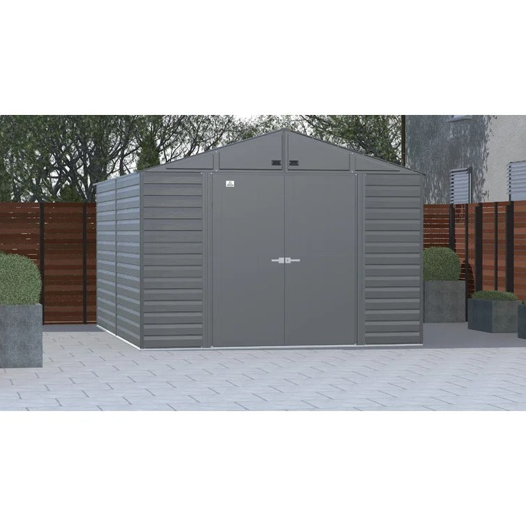 10 ft. W x 14 ft. D Steel Horizontal Storage Shed *UNASSEMBLED/IN BOX*