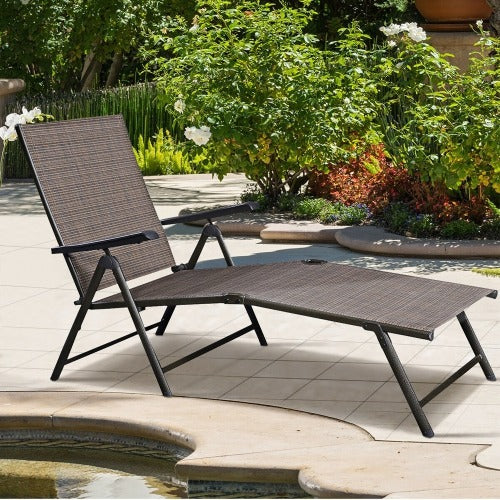 Outdoor Chaise Lounge Chair Recliner